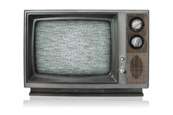 Old TV with Static