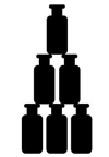 milk bottles
