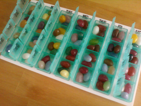 Pill Box Jelly Beans Pill Box Jelly Beans