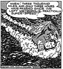Swimming Superman
